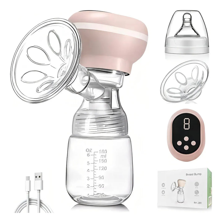 Extractor Eléctrico De Leche Rosa Electric Rh-289