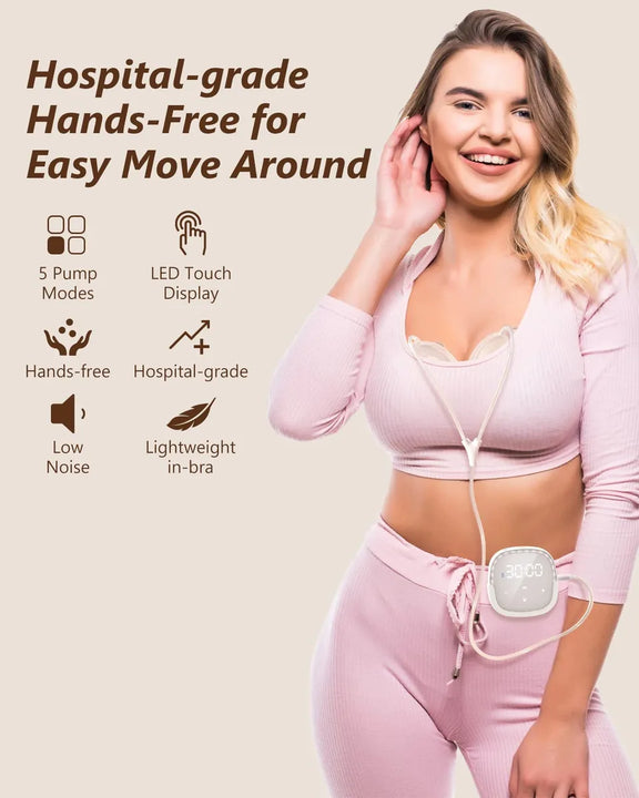 Extractor De Leche Electrico Portatil, 5 Modos De Bombeo.