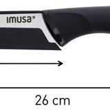 Cuchillo Multiusos 12cm Imusa Talent Acero Inoxidable Color Negro