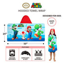 Toalla Con Capucha Super Mario Para Baño Y Playa
