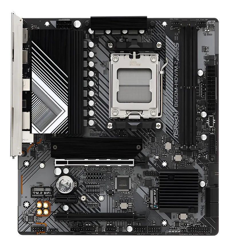 Motherboard Asrock B650m-hdv/m.2 Amd Am5 Ddr5 Color Negro