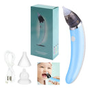Aspiradora Nasal Eléctrica Segura Para Bebés, Color Azul