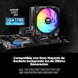 Enfriamiento Disipador Aire Pc Cpu 120 Mm Argb Lga 1700 Am5