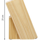 Bloque Cuchillos Imusa Talent Madera 4 Cuchillos + Afilador Color Marrón