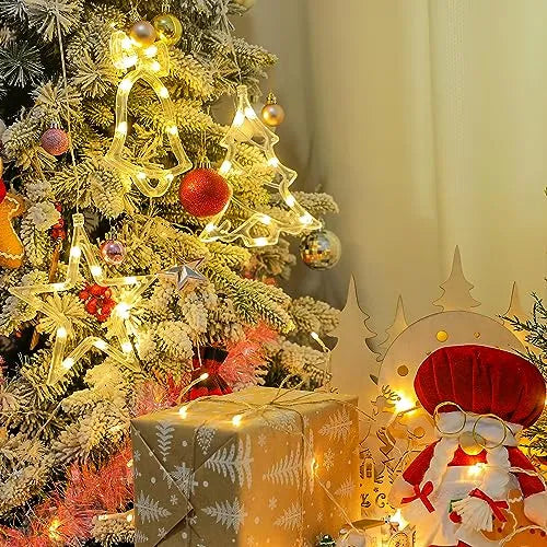 Steford Luces Navideñas Para Ventanas, 3 Piezas De Luces Led