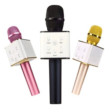 Micrófono Karaoke Bluetooth Parlante Portatil + Estuche Obsq Surtido