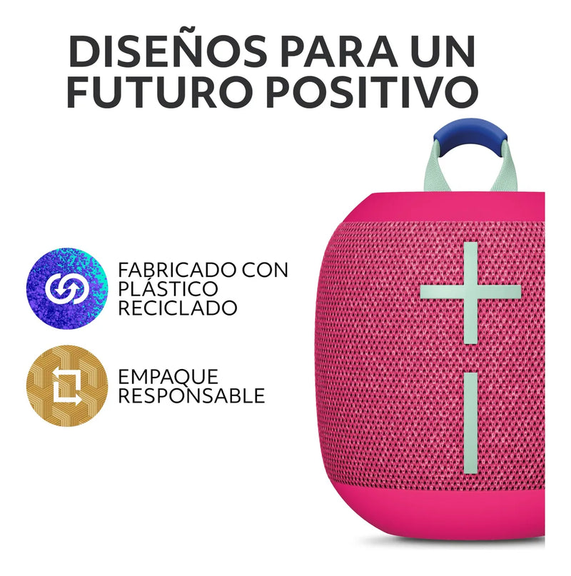 Ultimate Ears Wonderboom 4, Parlante Bluetooth Rosa Rosa Chicle