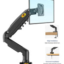 Soporte North Bayou Nb F80 De Mesa Para Tv/monitor Negro