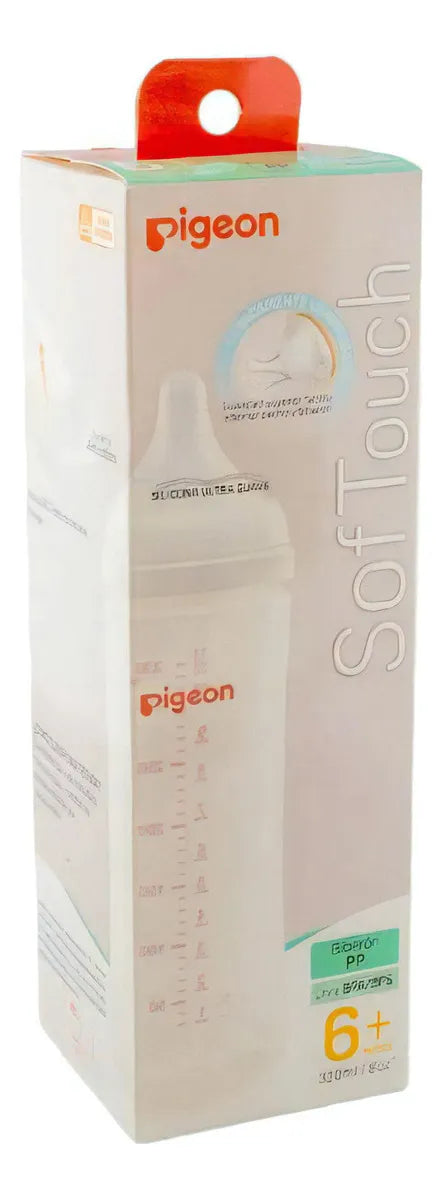 Biberón Softouch Pigeon Pp 330 Ml Color Blanco
