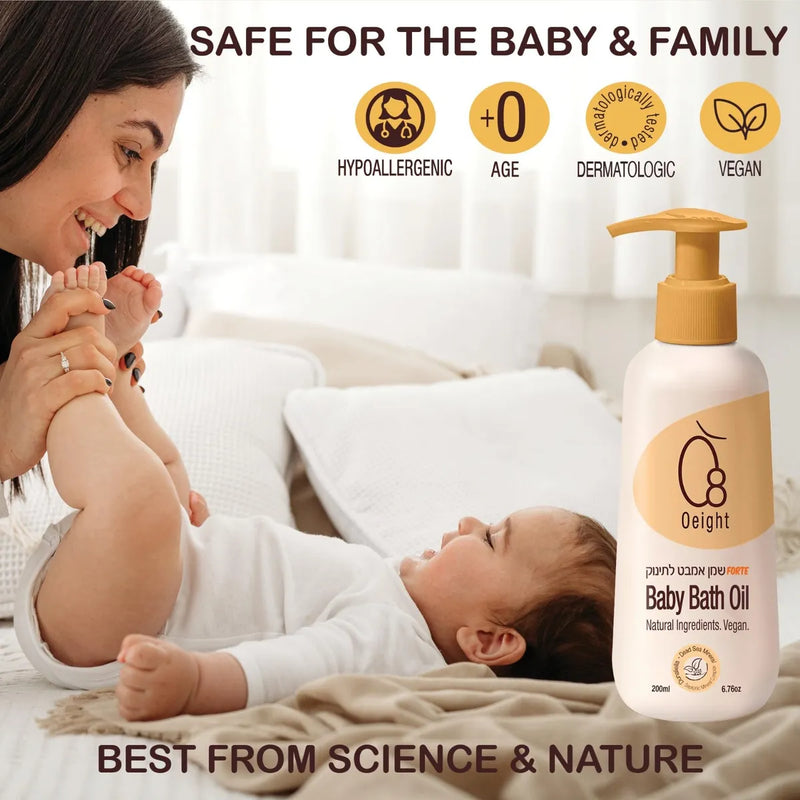 O8 Oeight Aceite De Baño Para Bebés Forte Ingredientes Ac.