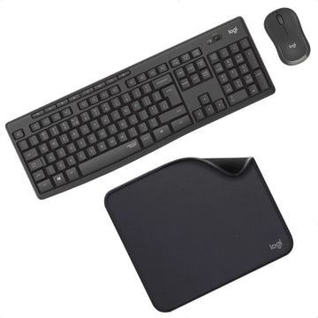 Logitech Combo Mk295 Teclado Mouse + Padmouse Studio Series Mouse Negro Teclado Negro