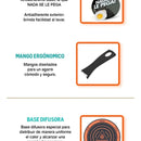 Sartén Parrilla Imusa Arepas Antiadherente Smart Negro