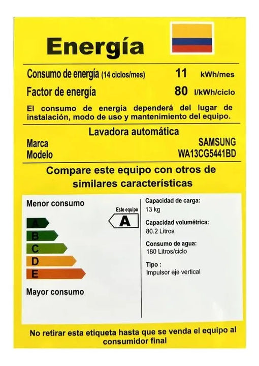 Lavadora Samsung Gris-negro Carga Superior Eco 13kg / 29lbs