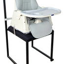 Silla Comedor Bebe 3en1 Happy Baby Zoe Color Gris