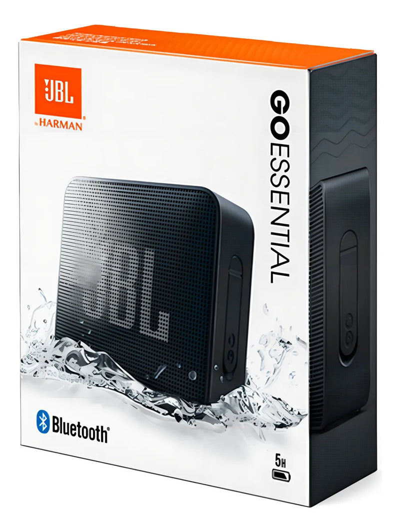 Altavoz Bluetooth impermeable Jbl Go Essential, color negro