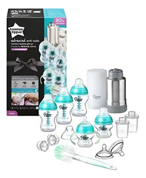 Set Teteros Anticolicos +termo Tommee Tippee 14 Piezas Azul Agua Marina