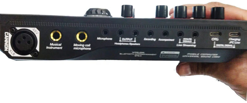 Mixer / Mezclador / Tarjeta De Sonido Bluetooth Inalámbrico