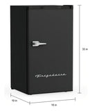 Nevera frigobar Frigidaire EFR331 color negro con capacidad de 91L