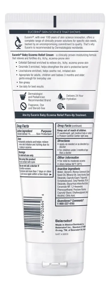 Eucerin Baby Crema Eczema 8onz