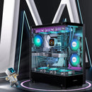Caja De Computadora Atx Con 6 Ventiladores Argb Y Vidrio Tem