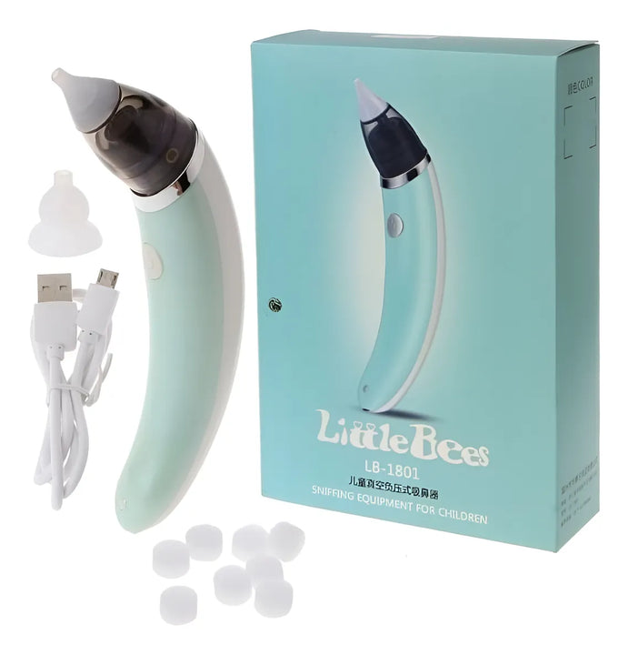 Aspirador Nasal Eléctrico Para Bebés Para Limpieza De Nariz Verde Claro