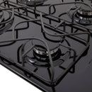 Estufa De Empotrar Esmaltada 60x43 Cm Gas Natural Haceb Color Negro