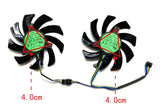 2 Ventiladores Para Powercolor Fighter 5600xt 6600xt 6650xt