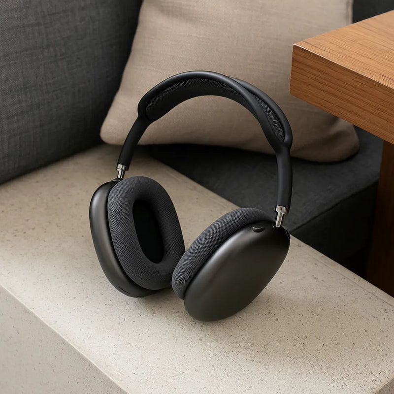 Auriculares Inalámbricos Compatibles Con AirPods Max-android Color Negro