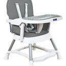 Silla Comedor Bebe 3 En 1 Lyra Happy Baby Color Gris Gris