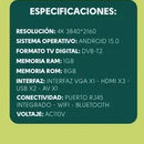 Smart Tv 55 Onn 4k Android 15 + Magis Tv + Control Voz