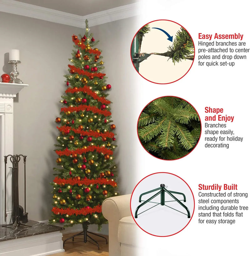 Árbol Artificial Preiluminado Kingswood 6.5 Pies