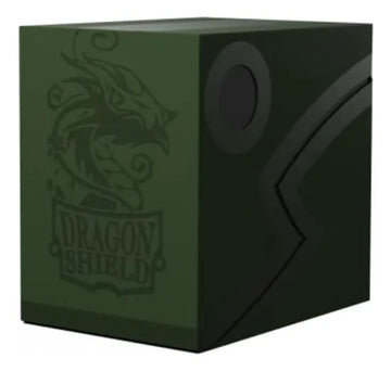 Caja Dragon Shield - Doble Carcasa Verde Bosque/negro...