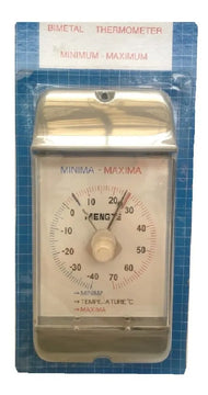 Termómetro Bimetal Max-min -40 A 70 Grados Centígrados