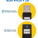 Linksys Ae6000 Adaptador Mini Usb Wifi Dual Band Ac 580mbps
