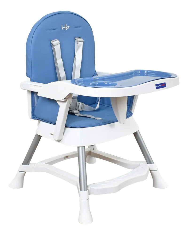 Silla Comedor Bebe 3 En 1 Lyra Happy Baby Color Azul marino Azul