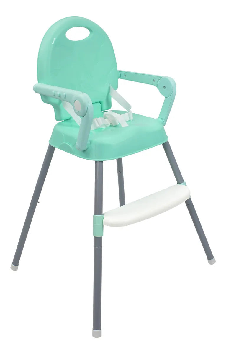 Silla Comedor Bebe 3en1 Happy Baby Azul Cp7000