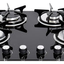 Estufa De Empotrar Vidrio 5883 Gas Natural Negro