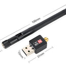Adaptador Wifi Usb 2.0 Con Antena 270 Mbps 5dbi 802,11b/g/n