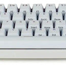 Teclado VSG QWERTY Kailh Brown español latinoamérica color blanco con luz RGB