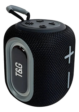 Parlante Altavoz Portátil Bluetooth Tws Envolvente Y Potente Negro