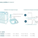 Lavadora Semiautomática Mabe 11kg Blanca Lmd1123hbab0 Blanco