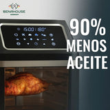 Freidora Aire Renahouse Horno Mesa Air Fryer 12 L Cesta Negro