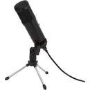 Grandioso Micrófono Condensador Usb Con Trípode Color Negro
