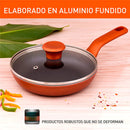 Sartén Imusa 90 Años 20cm Aluminio Fundido Tapa De Vidrio Color Cobre