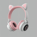 Audífono Bluetooth Inalambrico Gamer Orejas De Gato Cat Ear