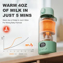 Calentador De Botellas Portátil Temperatura Ajustable 500 Ml