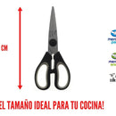 Tijeras De Cocina Tijeras Chef Acero Inoxidable Multiusos Negro