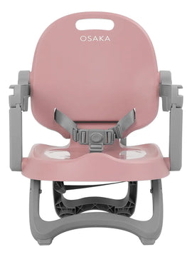 Silla De Comer Bebé Carestino Osaka Booster Rosa Altura Adaptable con Bandeja Extraíble