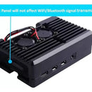 Caja Case Metálica Raspberry Pi 4 B En Aluminio + Ventilador