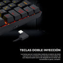 Teclado Gamer Redragon Ziggs K669-rgb Alámbrico, Español, Negro, Red Switch